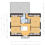 Nunspeet – Stationslaan 55 – Plattegrond 2